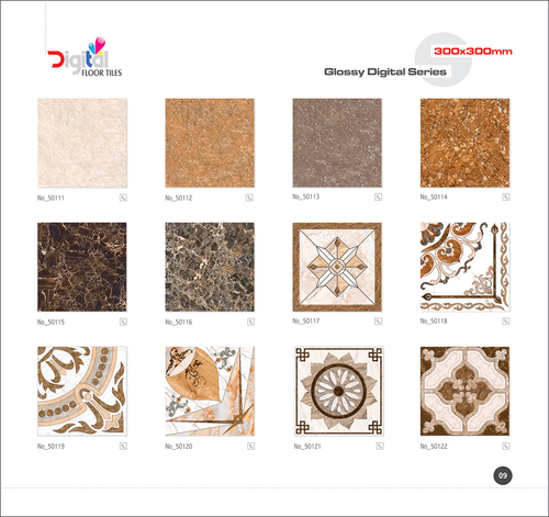 Multi Color Digital Floor Tiles