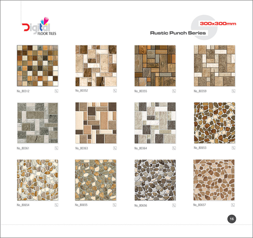 Multi Color Floor Tile 300 X 300Mm