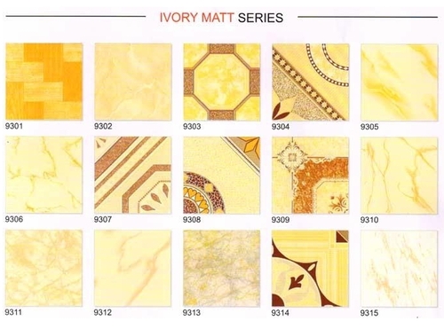 Cream Ivory Matte Ceramic Tiles