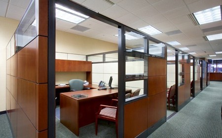 Gypsum Partition - 75mm Thick, White Gypsum Board with G.I. Metal Frame, Modular Installation, STC 40 Sound Rating