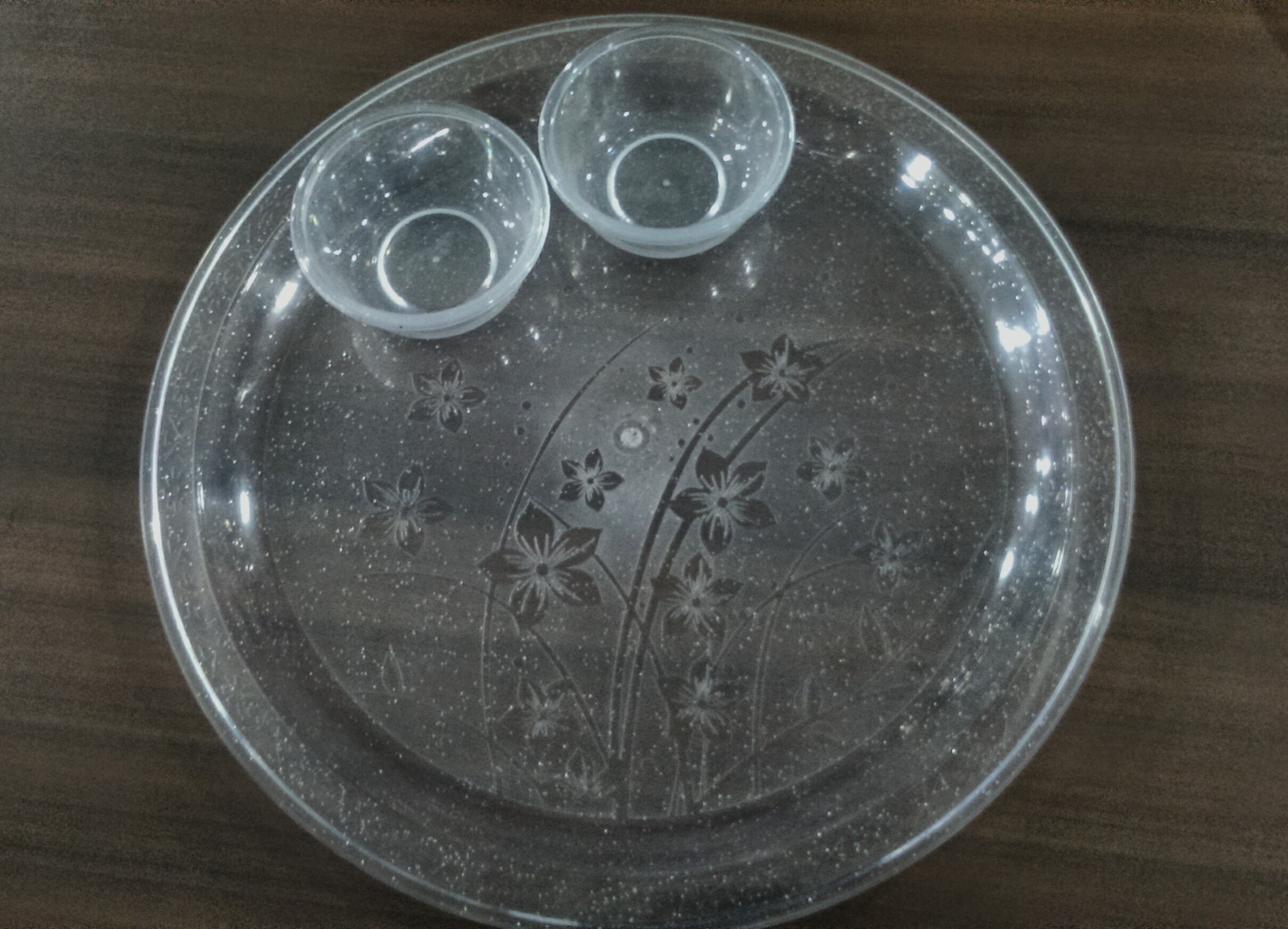 White Printed Plate