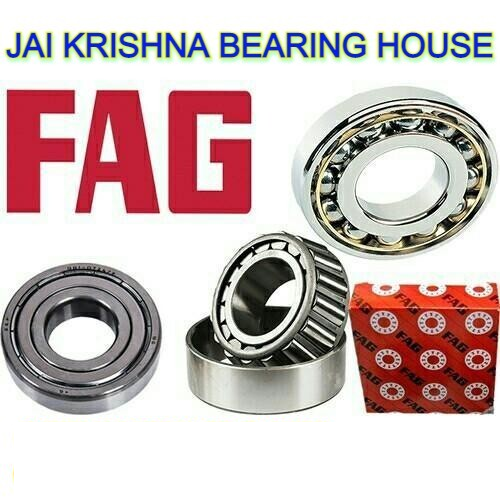 Automotive Ball Bearings Fag - Stainless Steel, Double Row, Silver | Supports High Radial and Axial Loads, Efficient Force Guidance