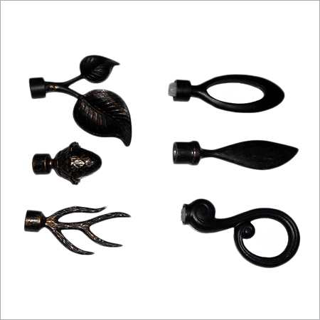 एल्यूमीनियम पर्दा फिनियल्स