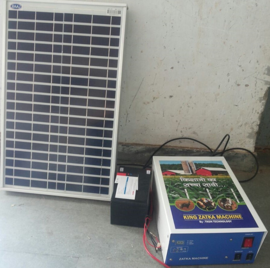 Zatka Machine - Metal & Plastic, 10-50 Acres Coverage, 12v Battery (7ah-42ah), 10w-40w Solar Panel, Portable, Efficient, Long-lasting, Reliable
