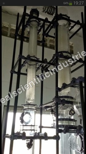 Destillation Glass Unit On Glass Line Reactor