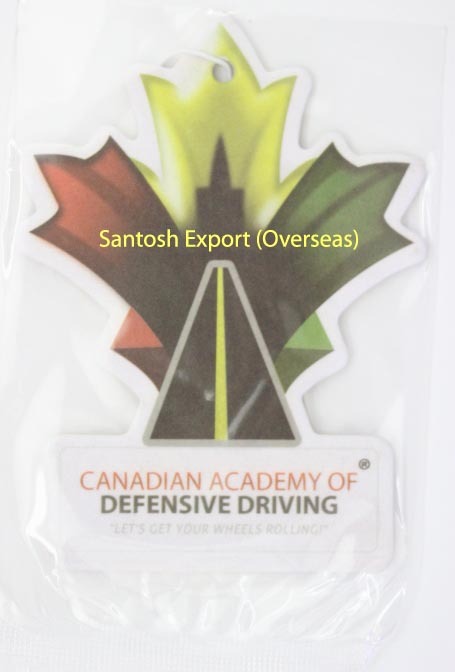 Car Air Freshener - High Density Paperboard, 90 Mm Max Size, Printed Cmyk With Custom Shape | Slow Diffusion, 80 Water-based & 20 Essential Oil Fragrances