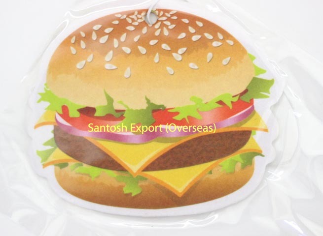 Car Air Freshener - High Density Paperboard, 90 Mm Max Size, Printed Cmyk With Custom Shape | Slow Diffusion, 80 Water-based & 20 Essential Oil Fragrances