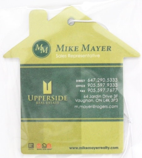 Car Air Freshener - High Density Paperboard, 90 Mm Max Size, Printed Cmyk With Custom Shape | Slow Diffusion, 80 Water-based & 20 Essential Oil Fragrances