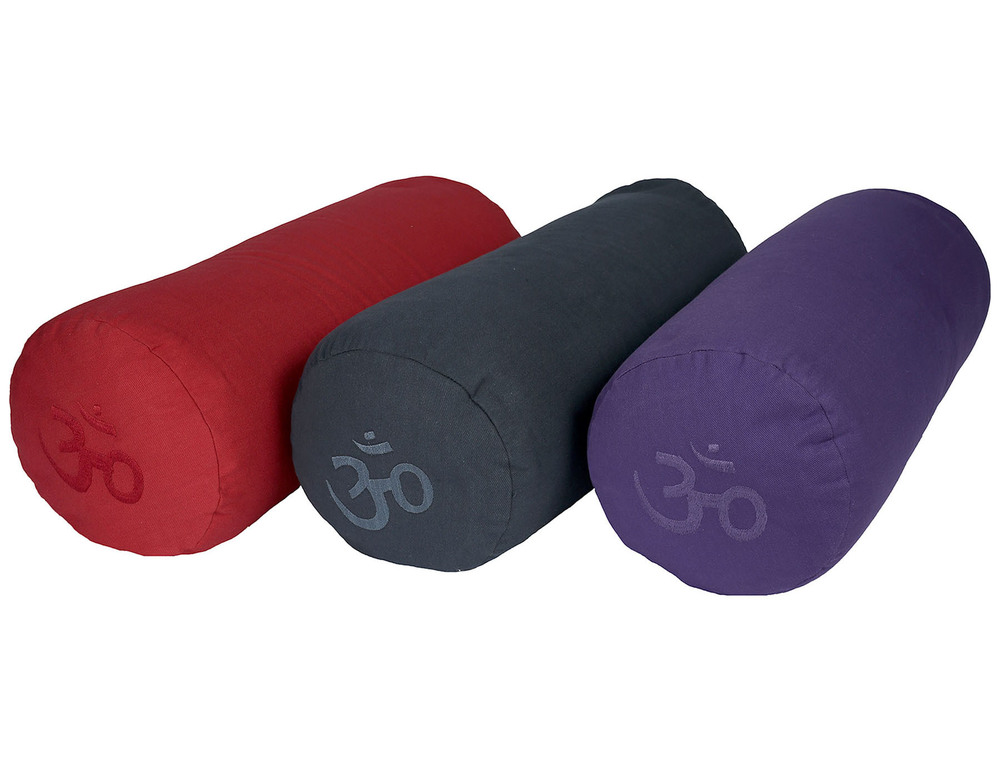 Multicolor Om Embroidered Yoga Bolster