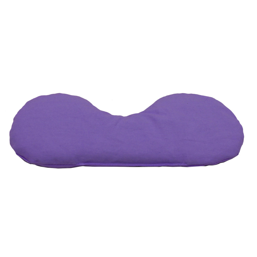 Eye Pillow - Cotton Sheeting, 22x10 cm, Custom Color | Lightweight, Zippered Cotton Drill, Filled with Dried Lavender and Linseed