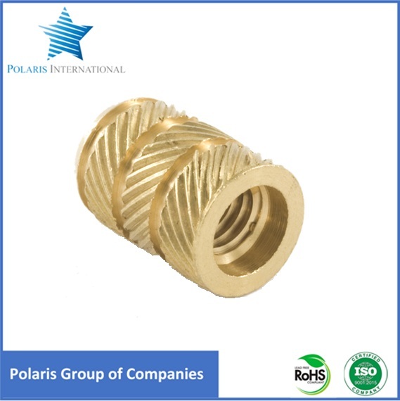 इन्सर्ट में राउंड ब्रास मोल्ड