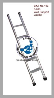 एल्यूमीनियम दीवार समर्थन सीढ़ी