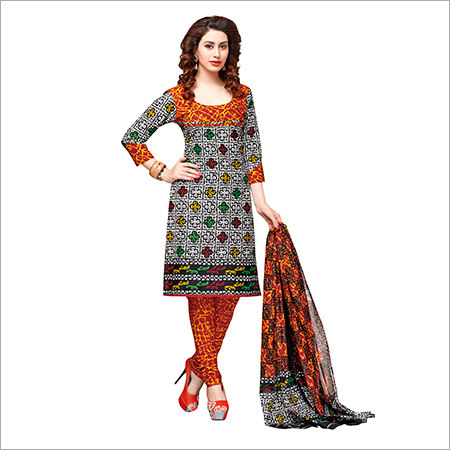 प्रिंटेड कॉटन सलवार सूट