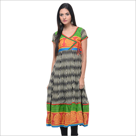 प्रिंटेड एलिगेंट अनरकली कुर्ता