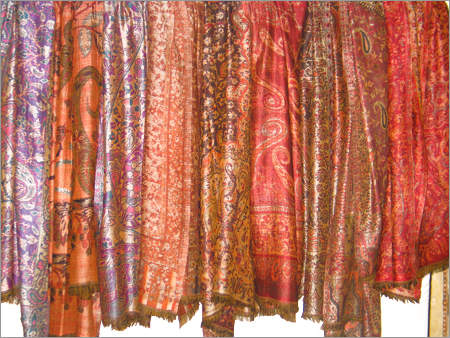 कैशमेरा (पश्मीना) जामवार शॉल्स