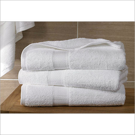 White Cotton Bath Towel