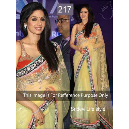 Embroidered Bollywood Saree