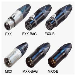 XLR केबल कनेक्टर्स
