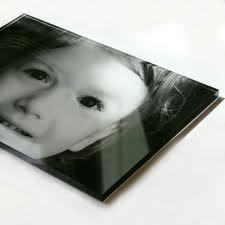 White And Black Acrylic Printing