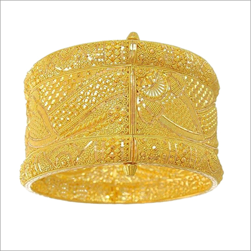 डिज़ाइनर गोल्ड प्लेटेड कड़ा