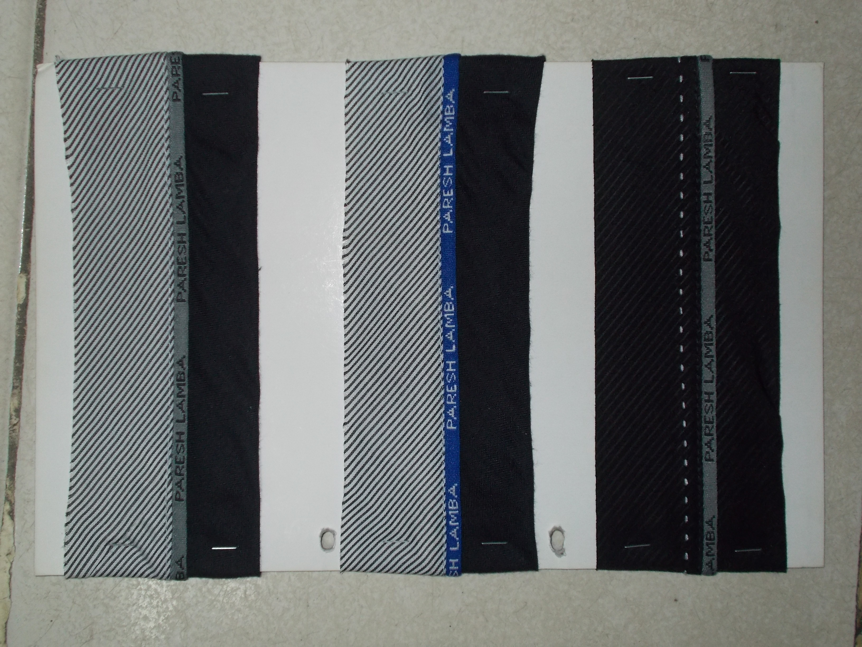 Waist Trouser Interlining - Polyester, 50.8mm Width, 25 To 100m Length, Black & Brown Colors | Reversible, Shrink Resistant, Skin Friendly, Highly Durable