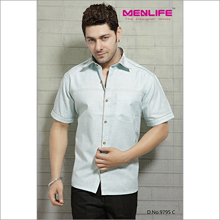 डिजाइनर सूती कमीज