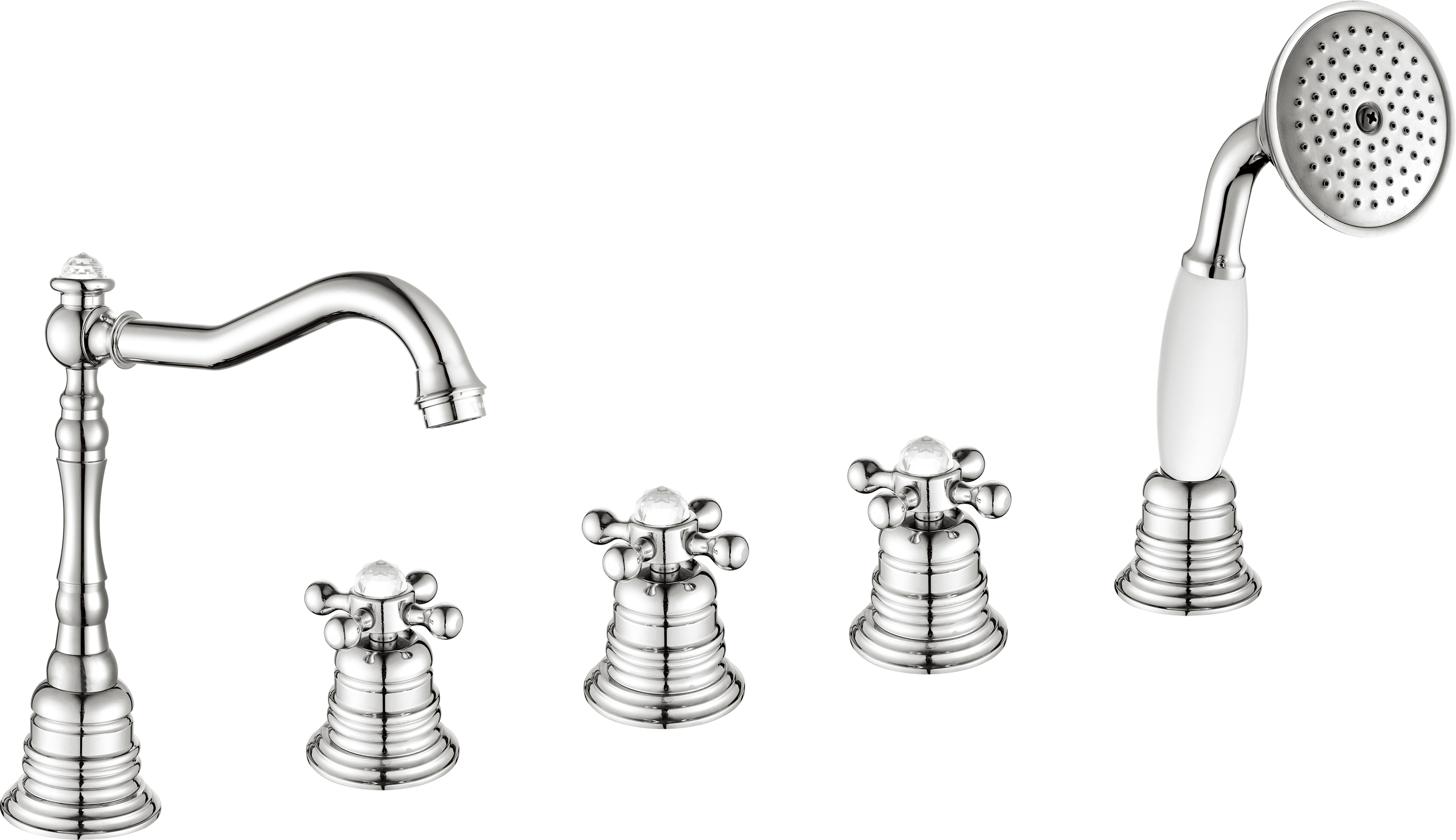 Basin Mixer - Brass, 150mm Height, Chrome Finish, 5l/min Flow Rate | Easy Installation, Durable Design, Precise Control, Water Saving, Reliable Operation, Classic Look