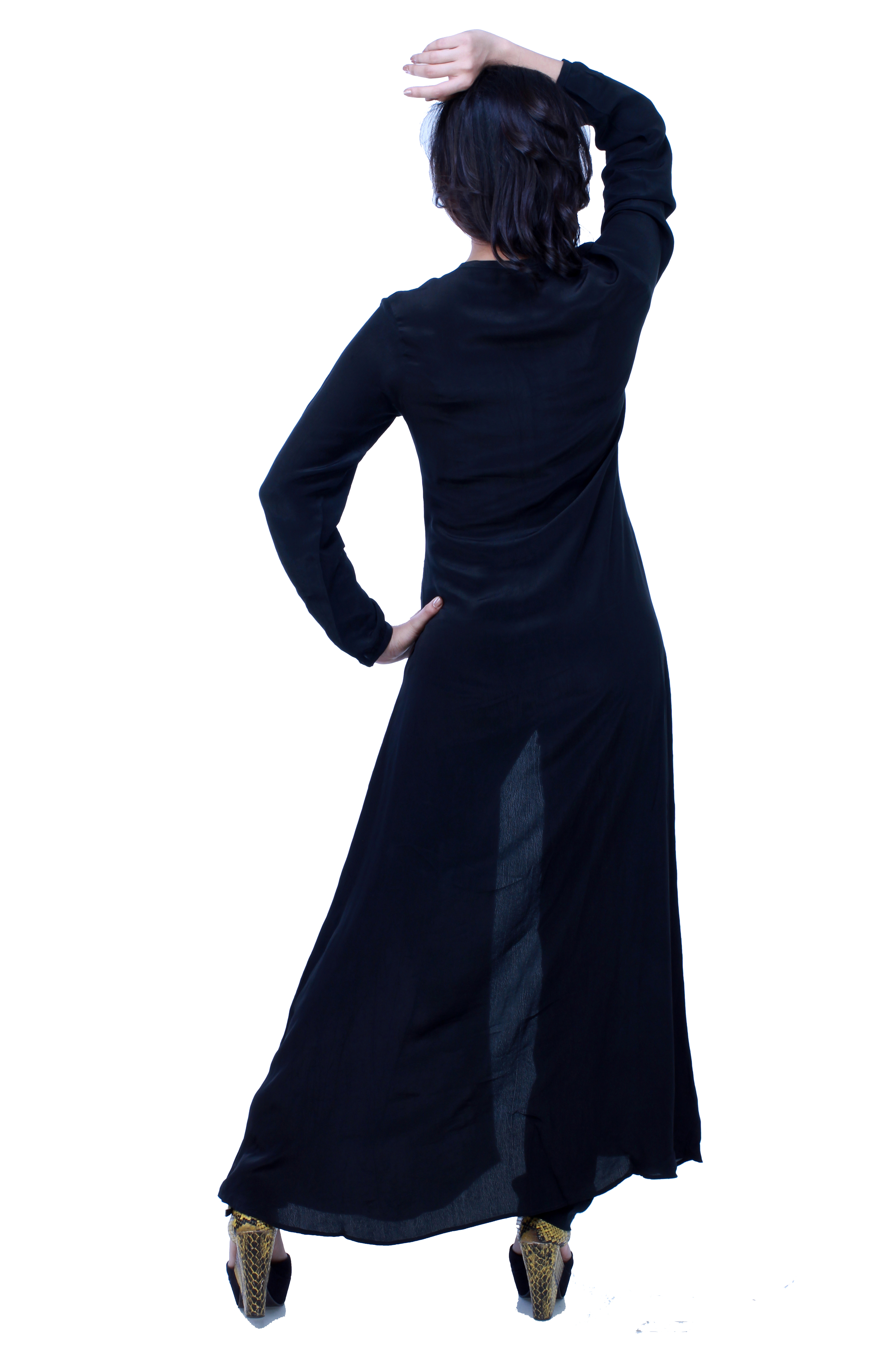 Long Front Slit Dress