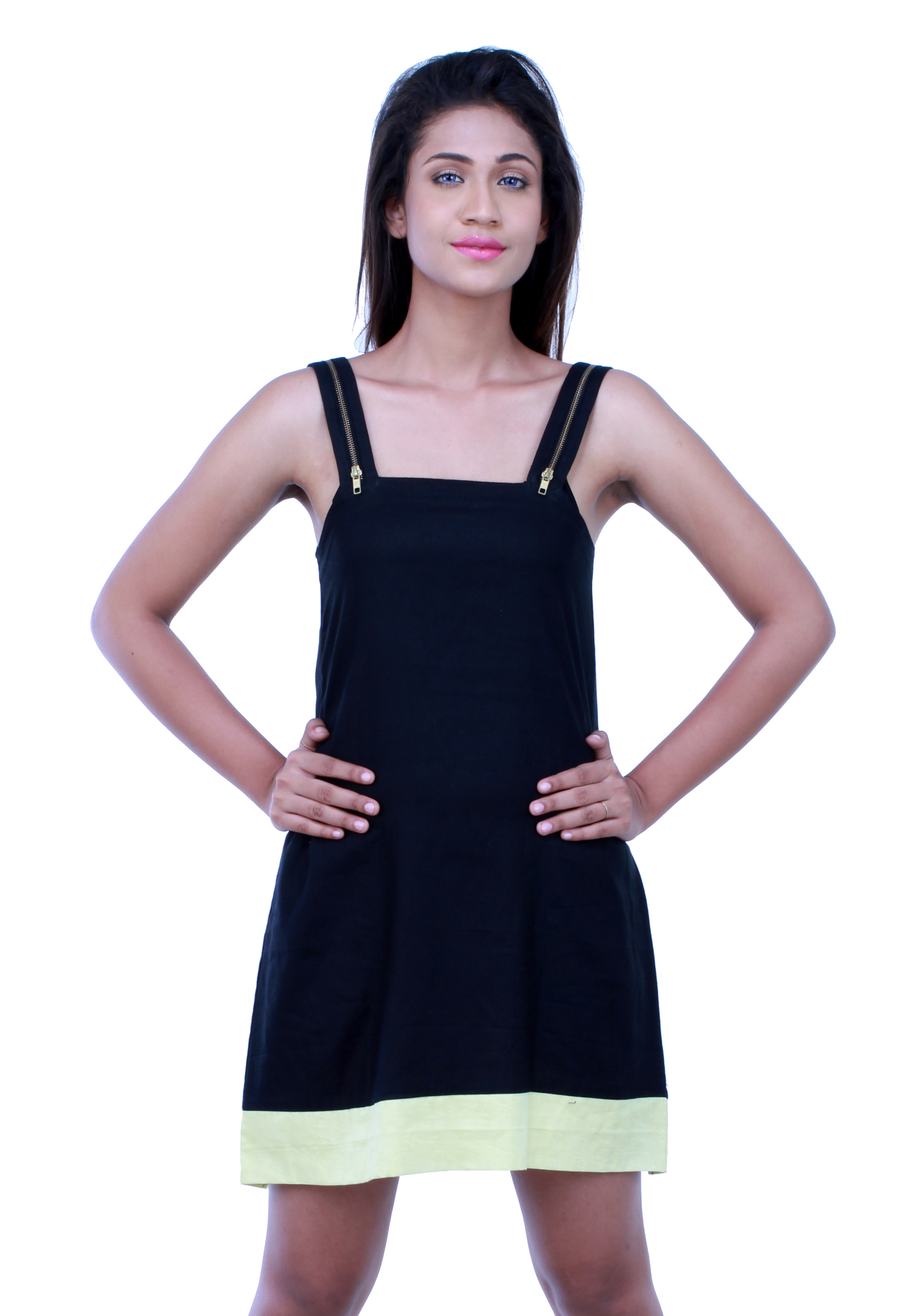 Shoulder Zip Strap Kurti