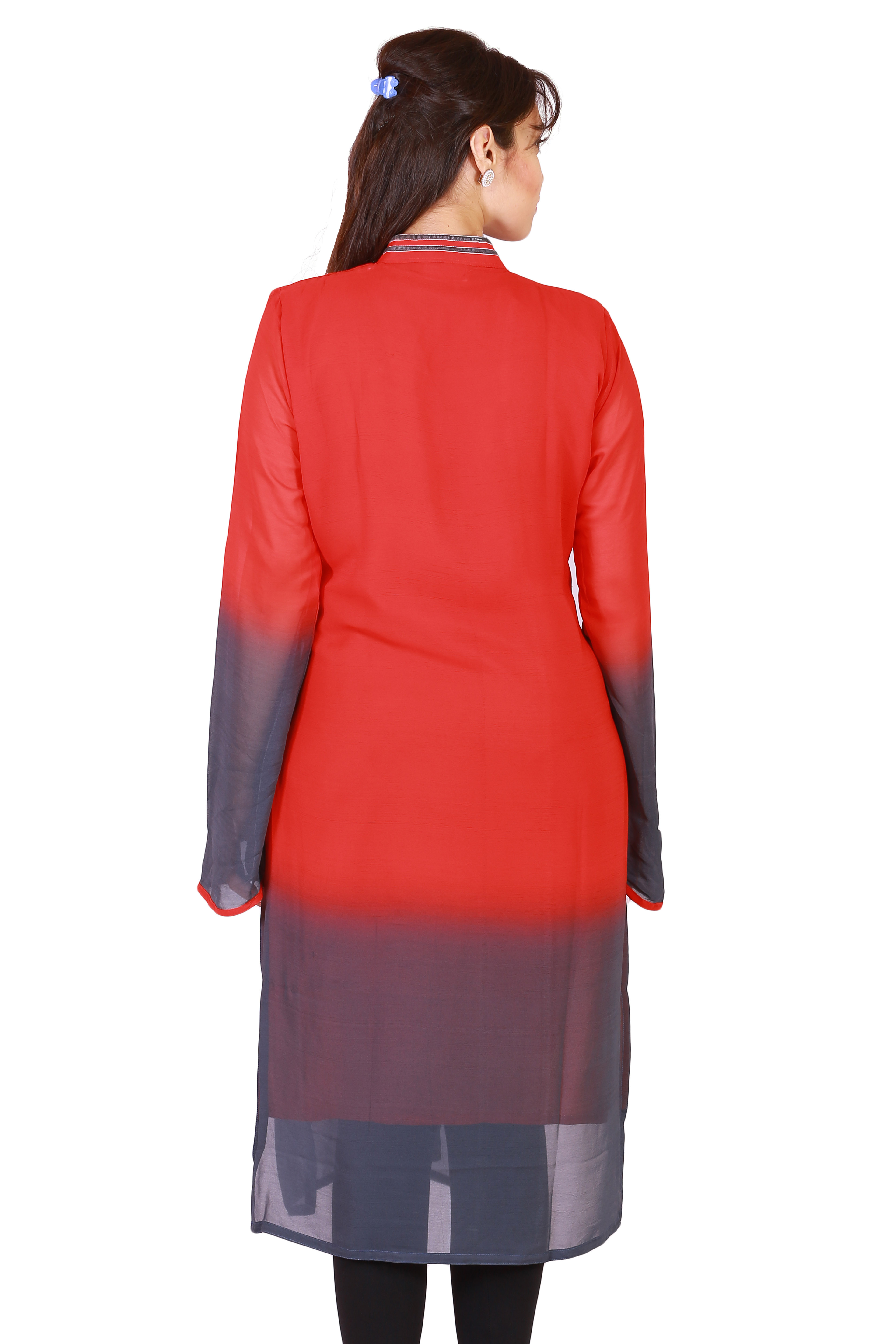 Chiffon With Two Tone Solids