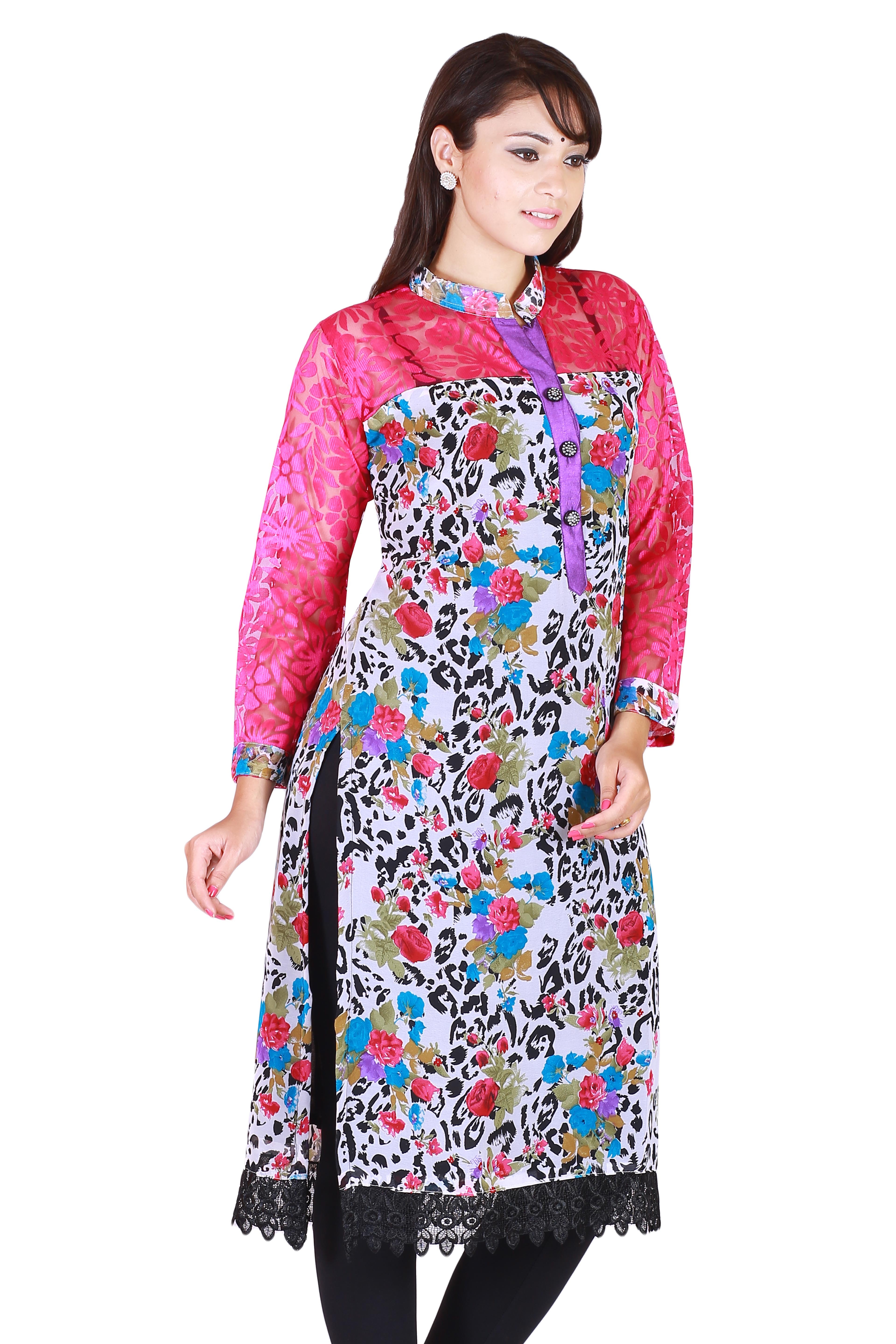 Rich Georgette With Digital Print