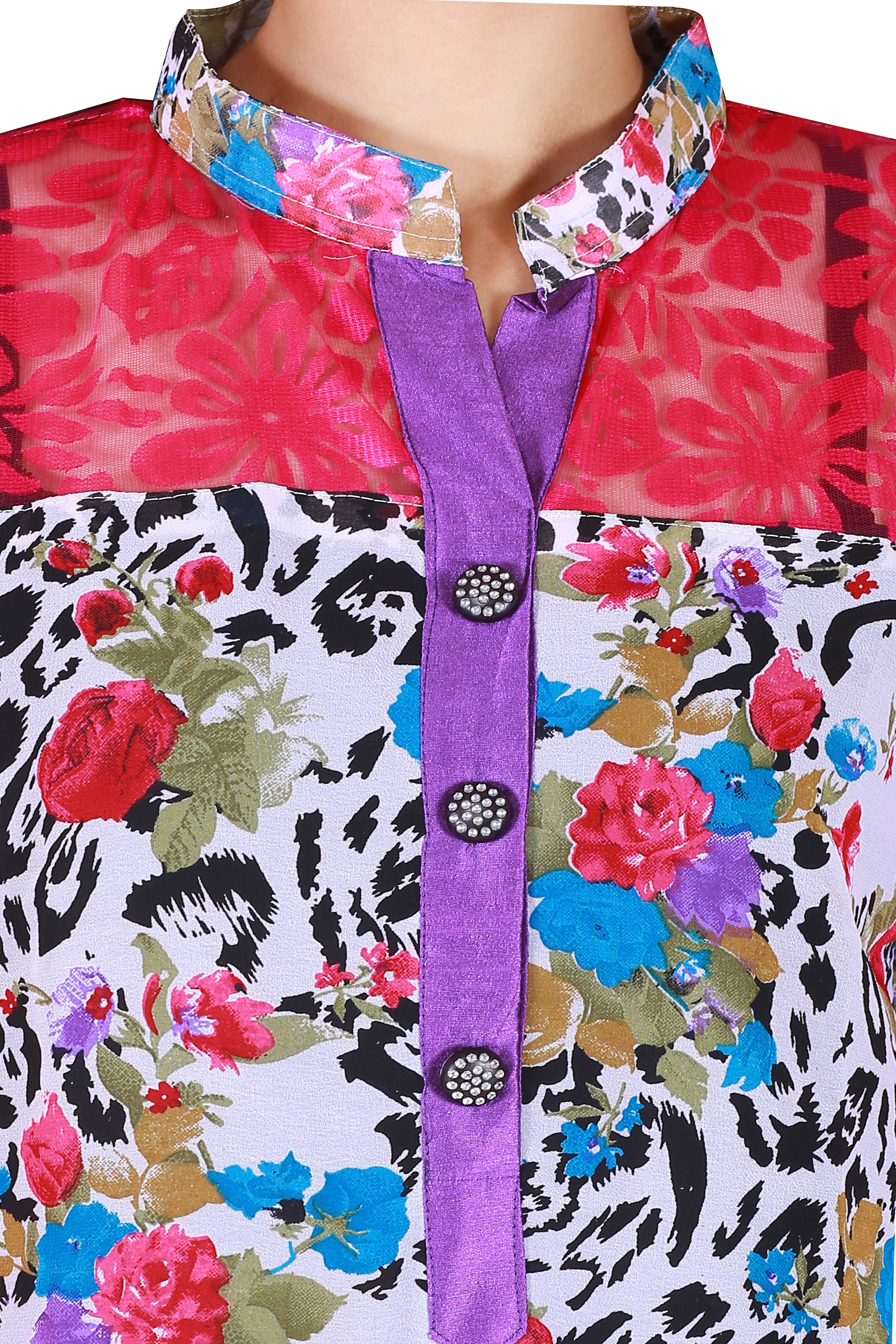 Rich Georgette With Digital Print