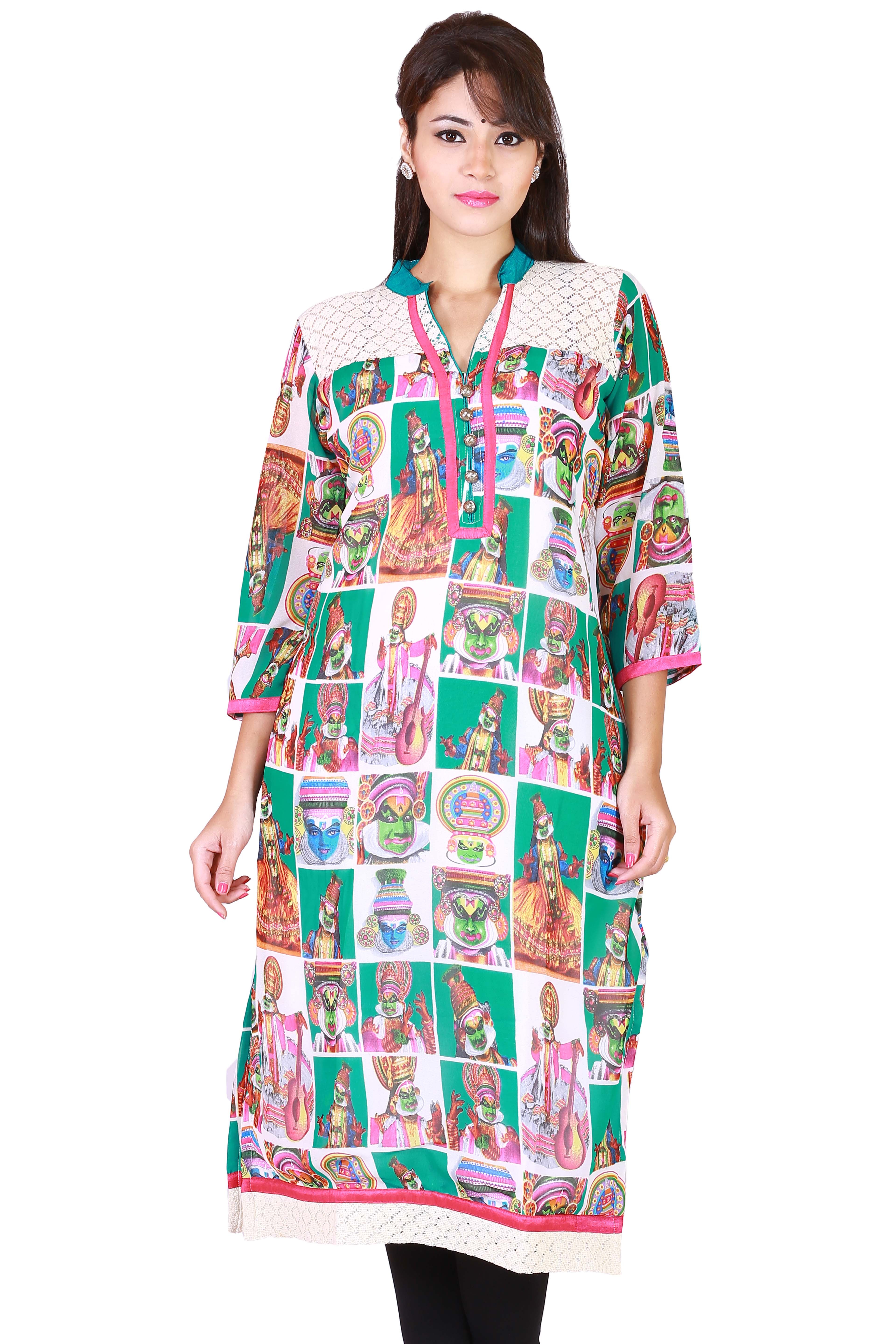 Rich Georgette With Latest Khathak Digital Print