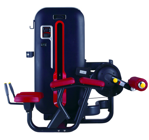 Horizontal Leg Curl - Adjustable Red Seat, Muscle Gain Focus | Premium Quality Gym Equipment for Enhanced Performance