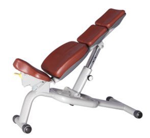 Red Adjustable Bench