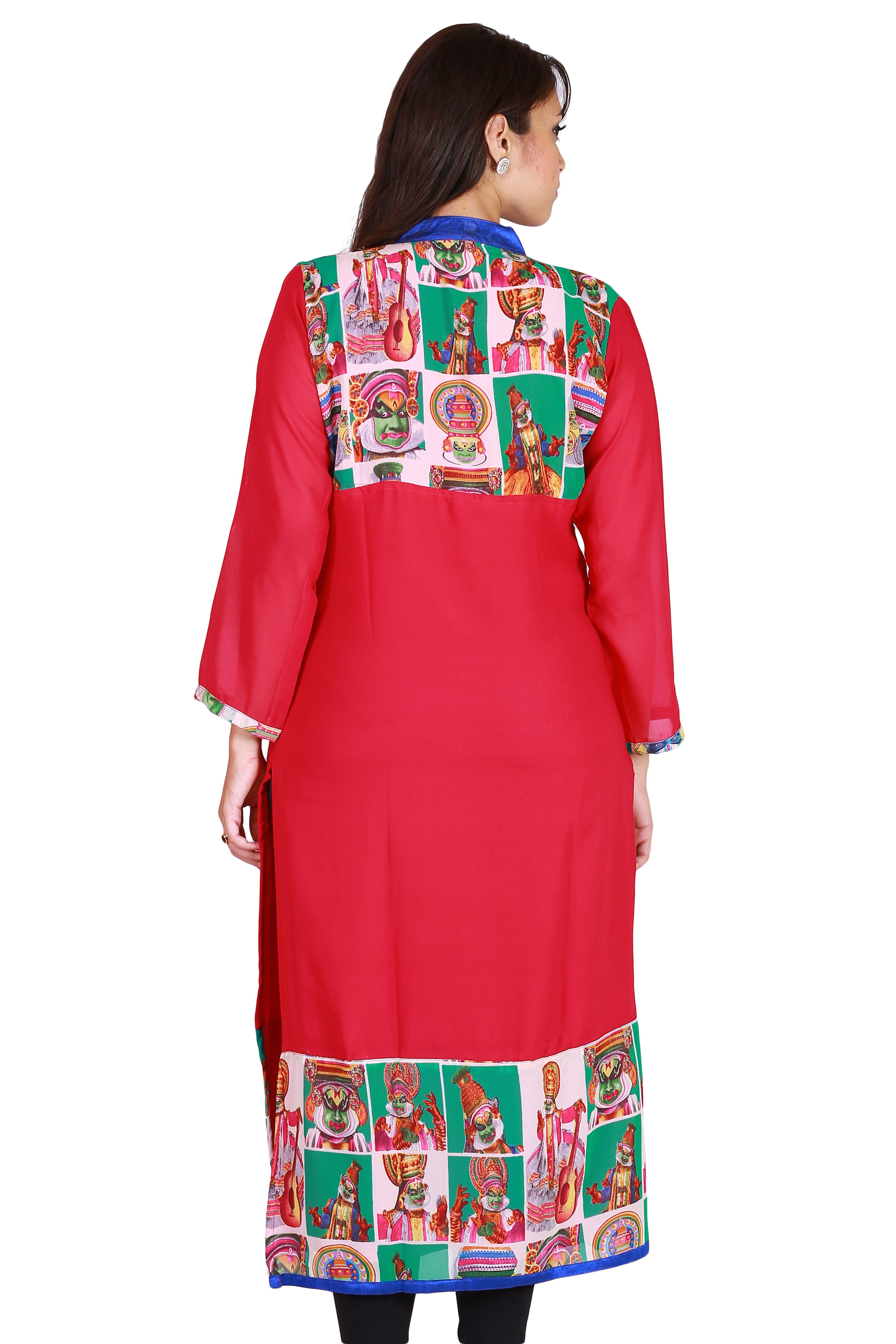 Rich Georgette With Latest Khathak Digital Print