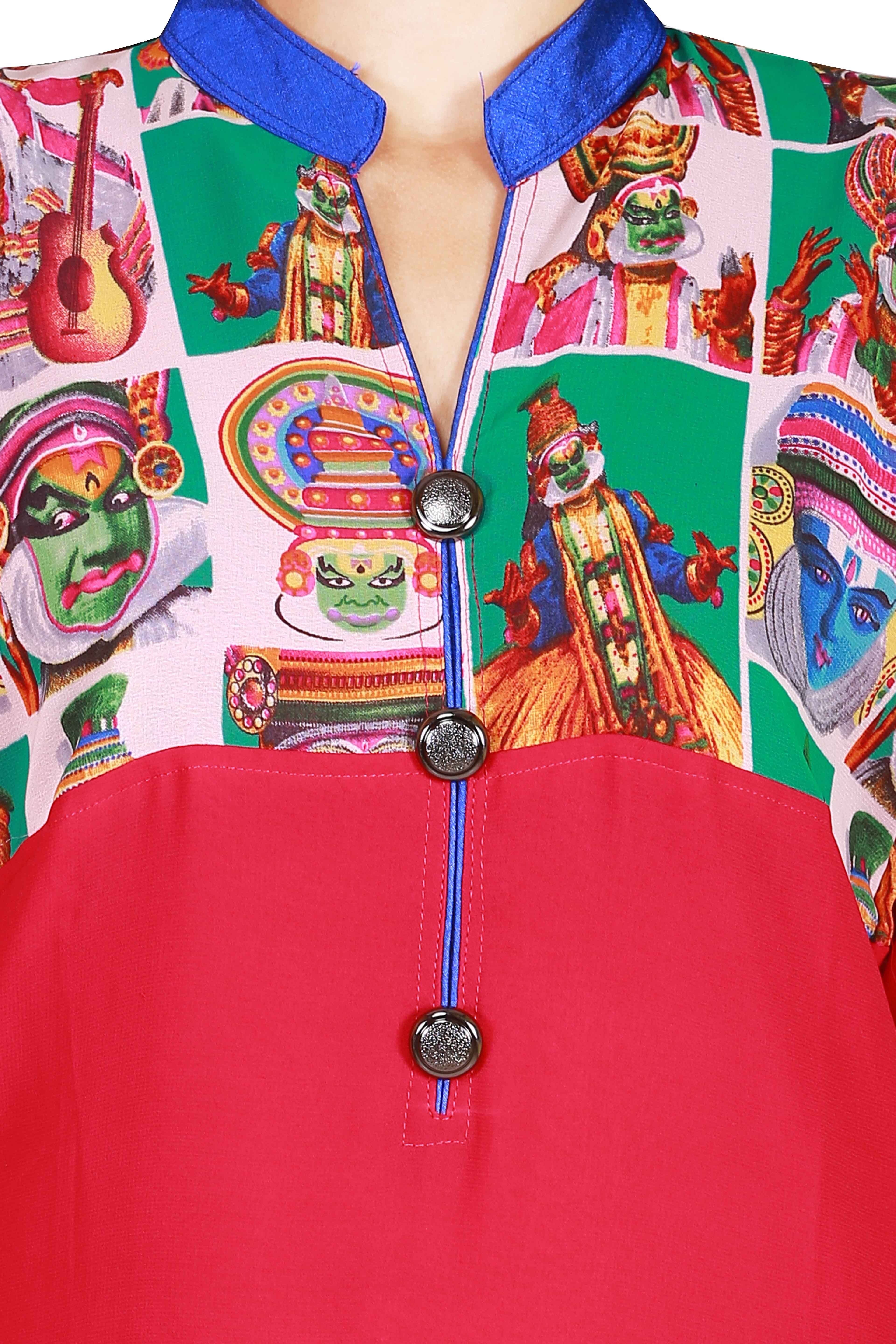 Rich Georgette With Latest Khathak Digital Print