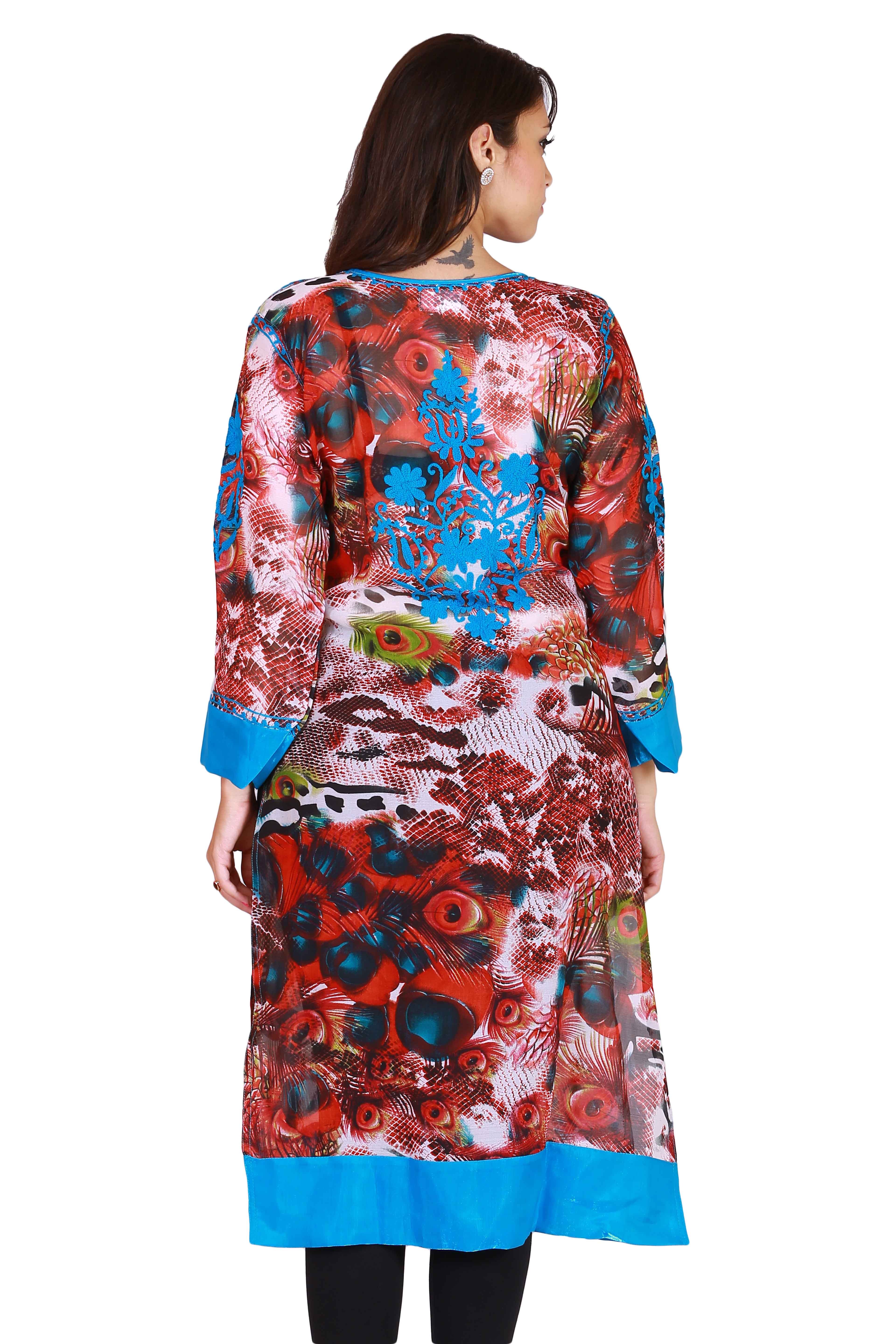 Georgette With Rich Embroiedary And Trims