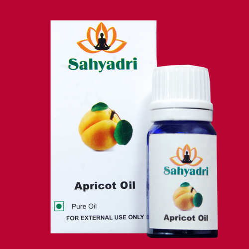 खुबानी के बीज का तेल - कांच की बोतल 10ml, नीला | कोल्ड-प्रेस्ड, त्वचा को मॉइस्चराइज़ करता है, एक्जिमा में राहत देता है, बालों को पोषण देता है