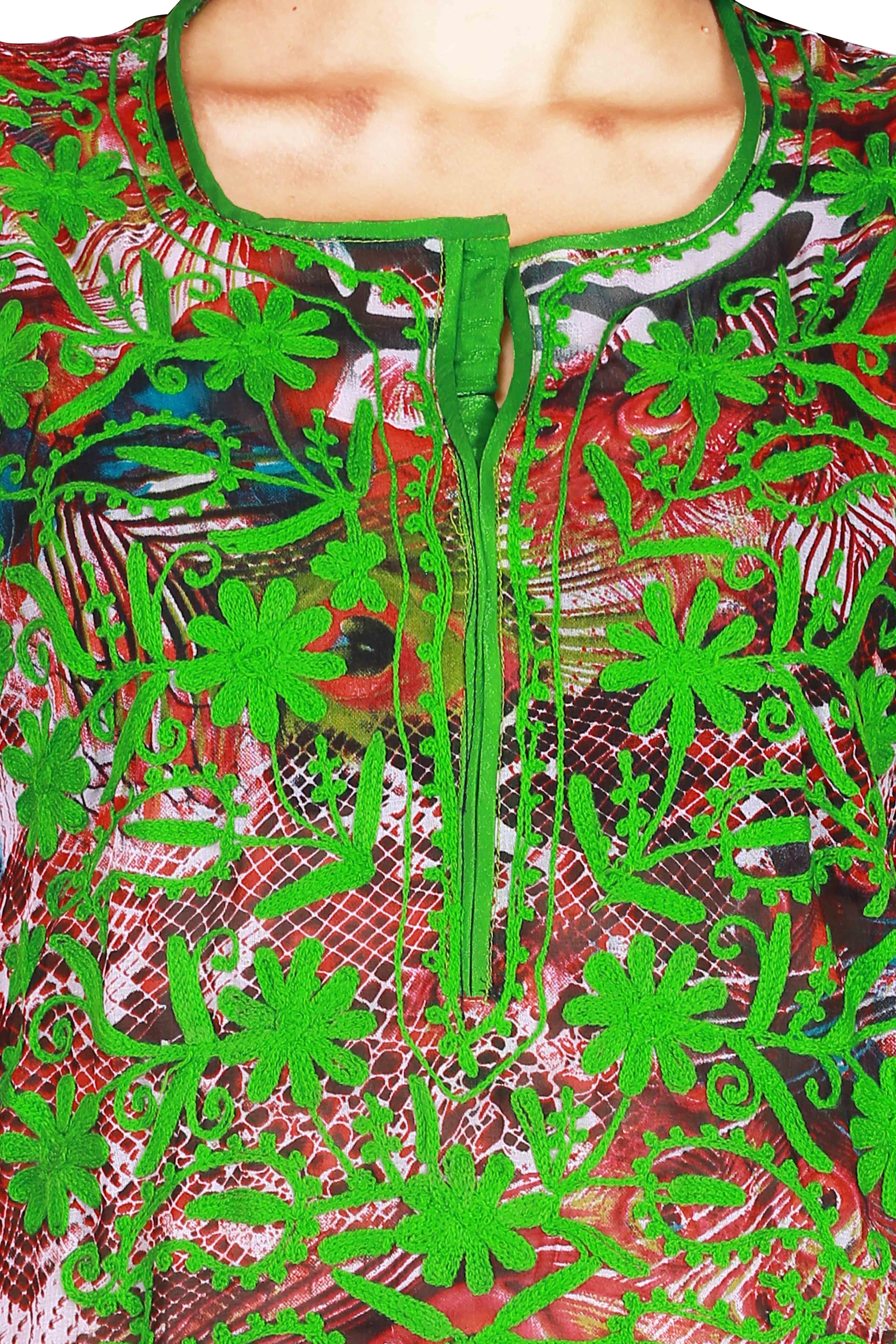 Georgette With Rich Embroiedarywith Trims