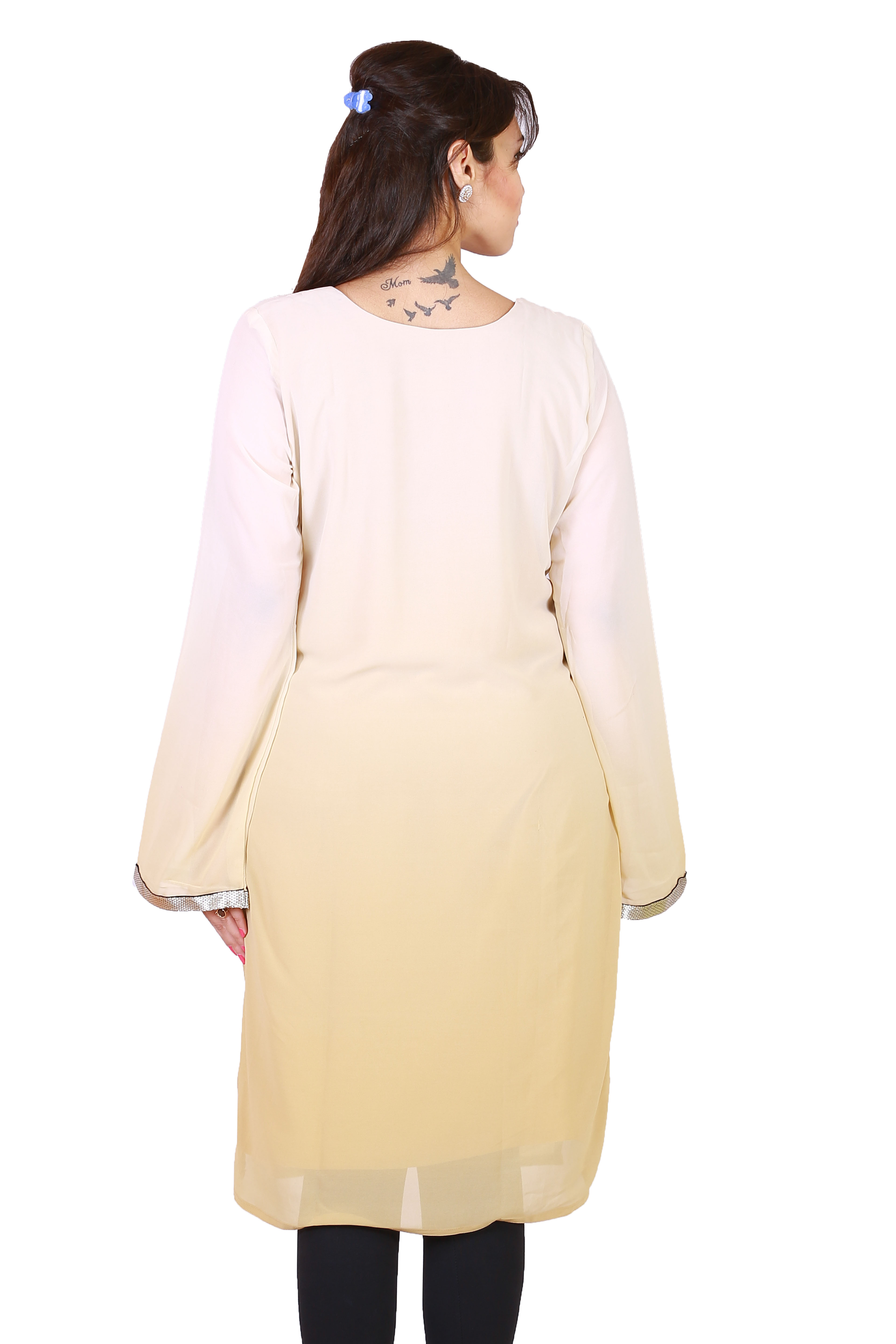 Chiffon With Two Tone Solids