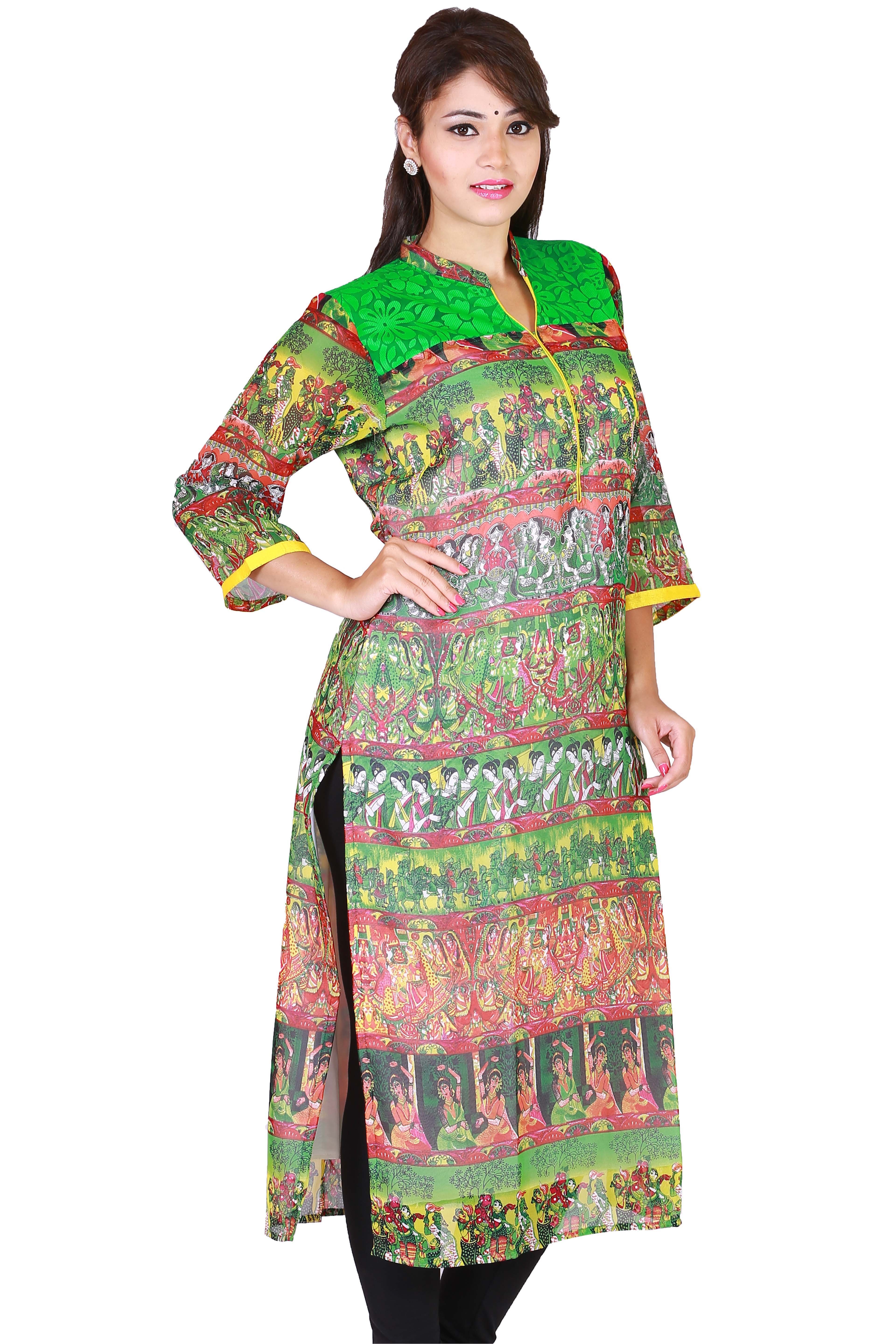 Rich Georgette With Digital Print