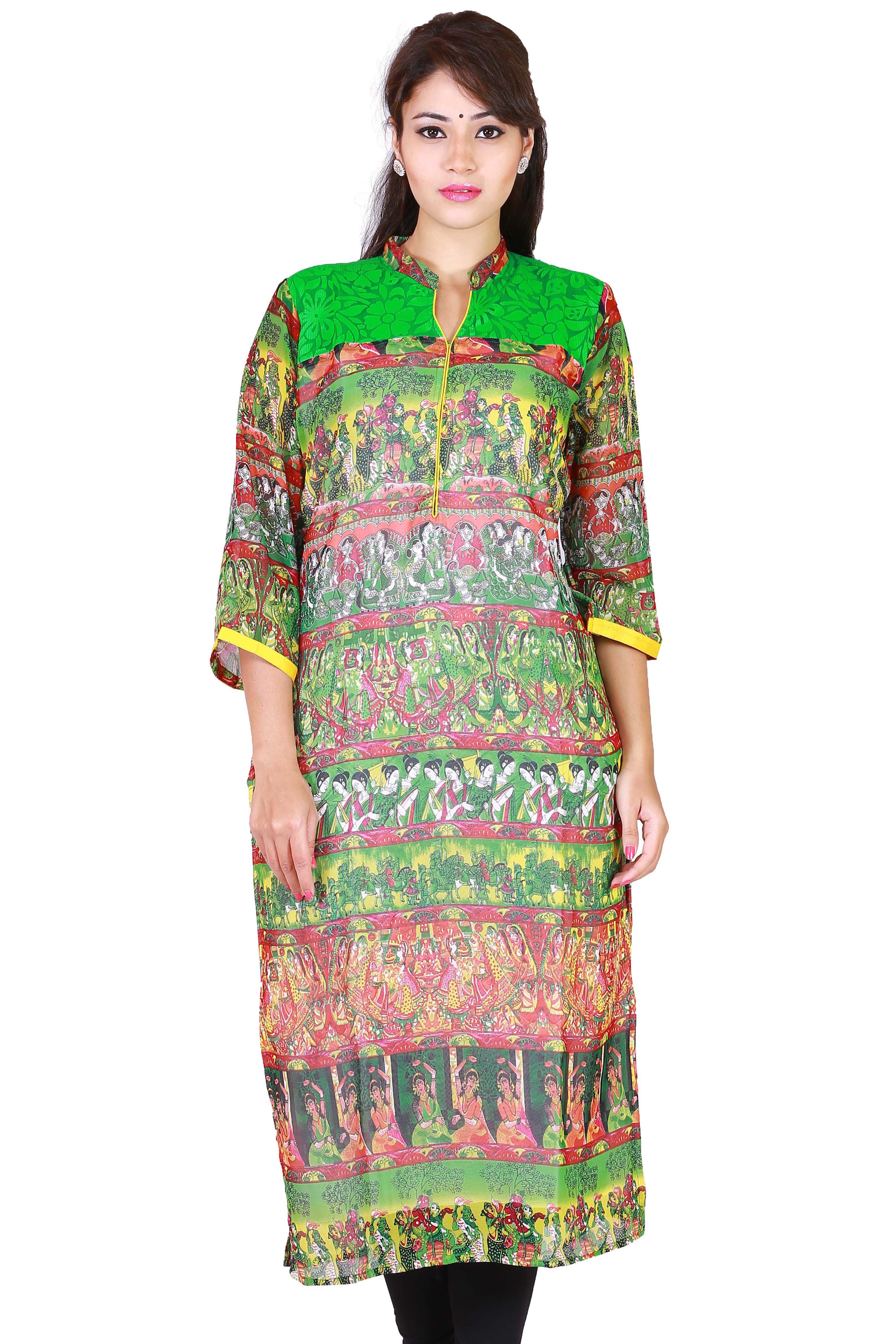 Rich Georgette With Digital Print