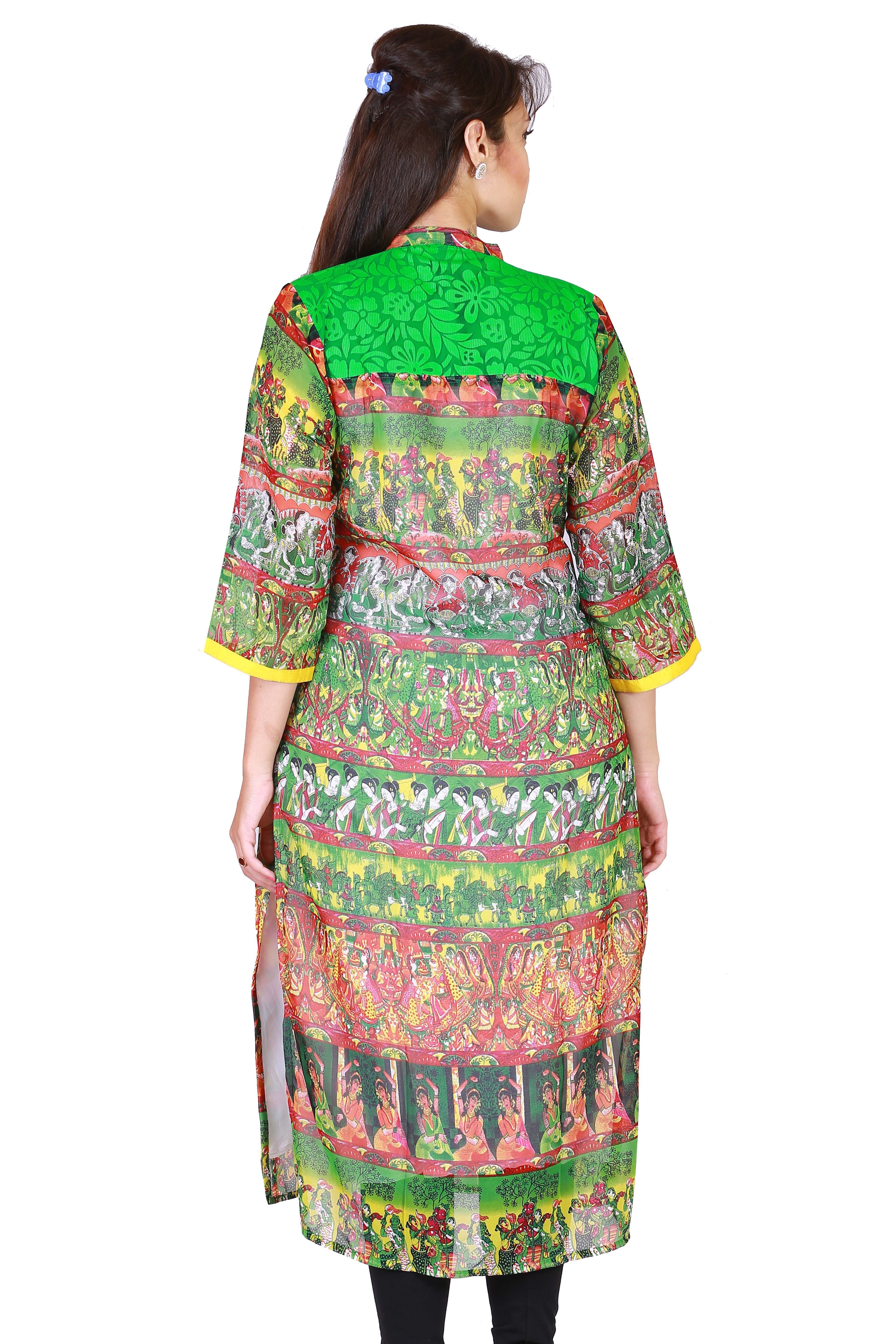 Rich Georgette With Digital Print