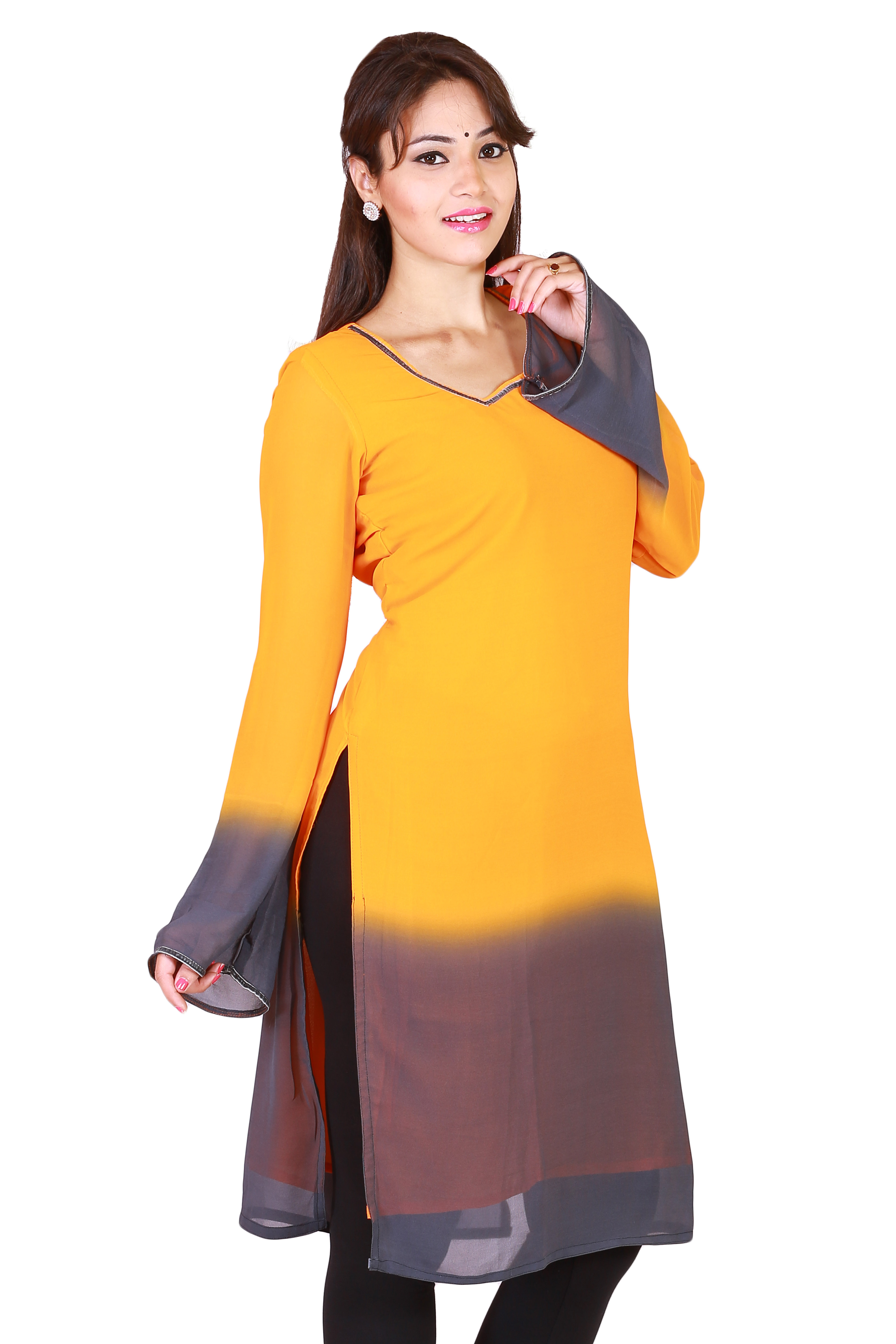 Chiffon With Two Tones