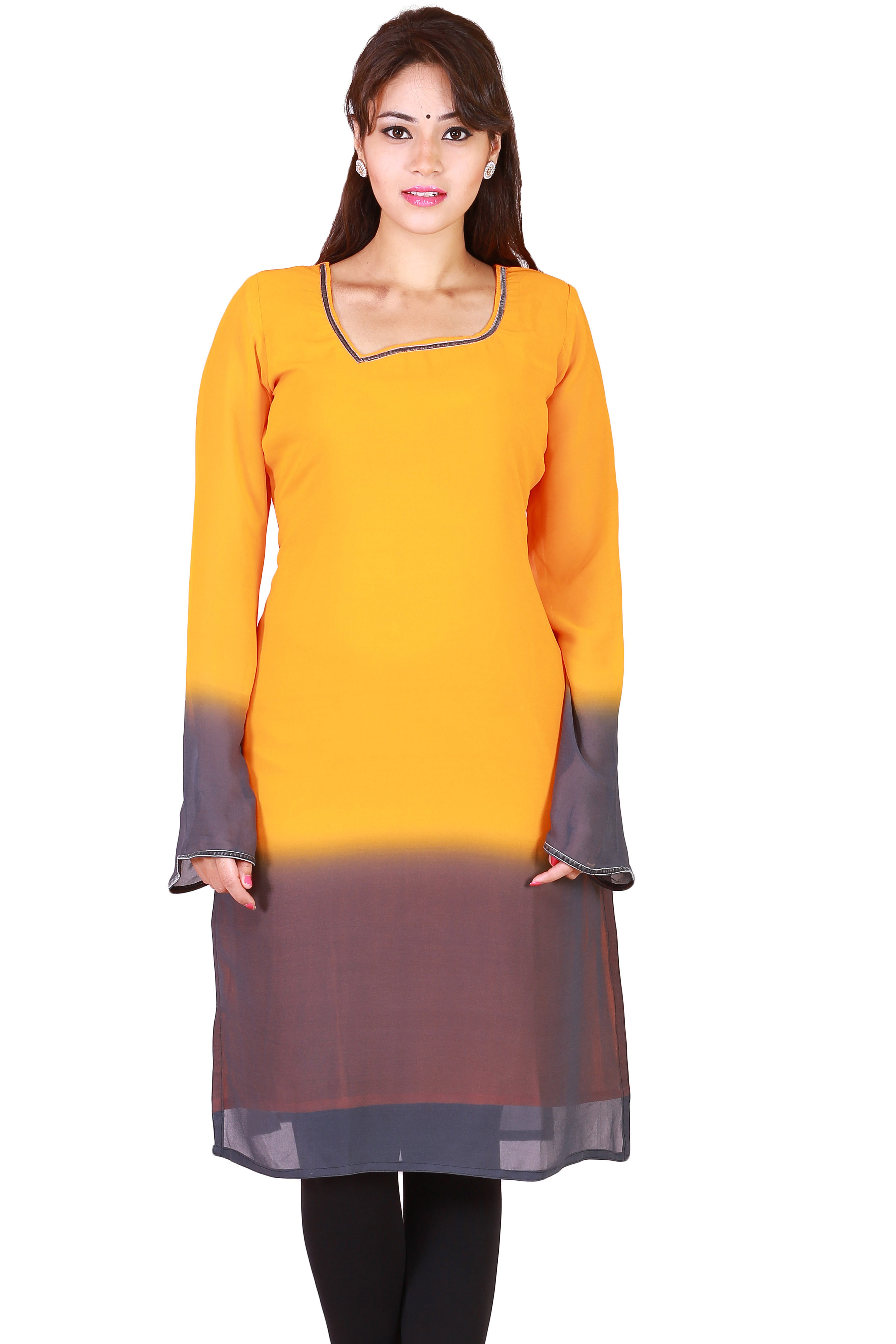 Chiffon With Two Tones