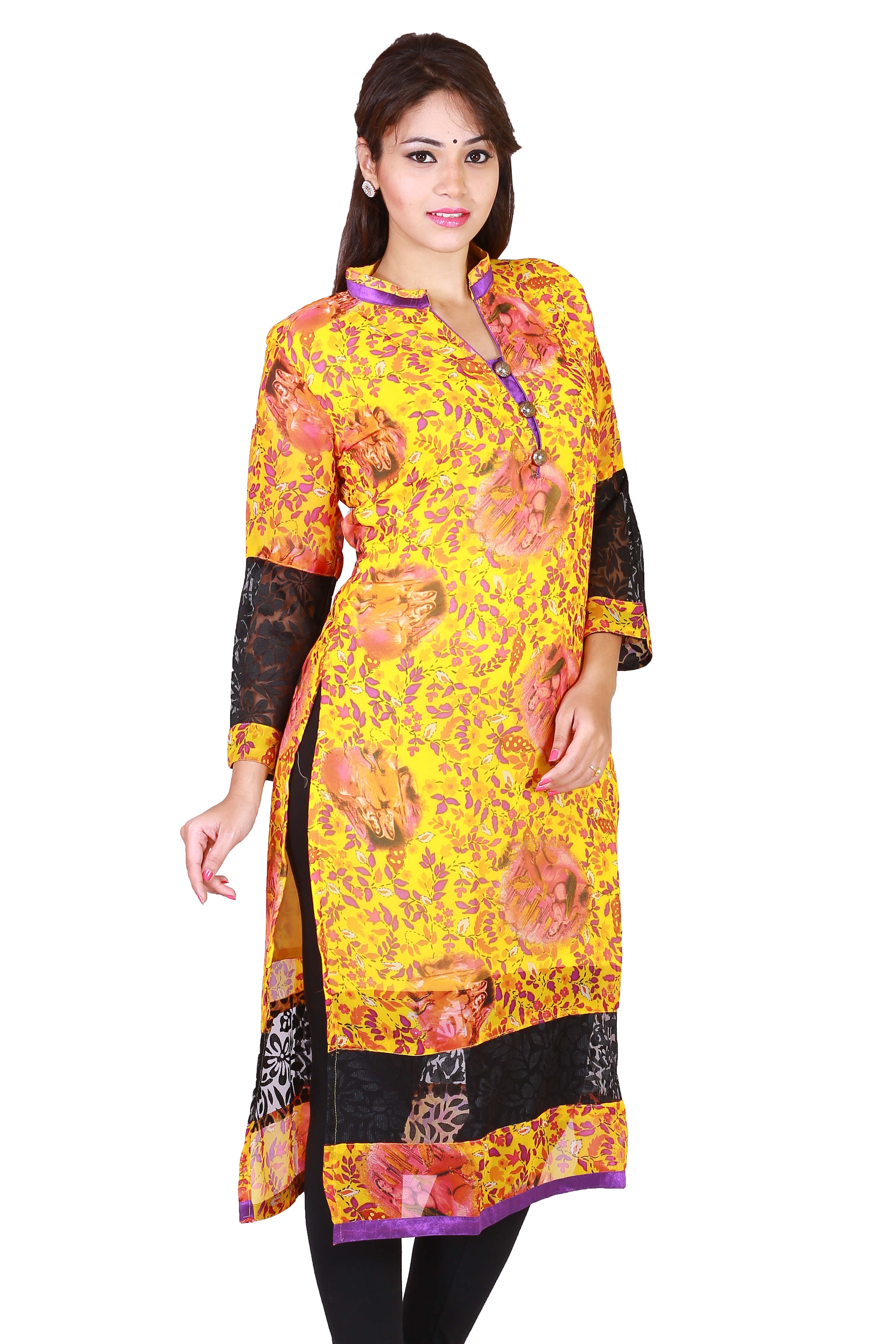 Rich Georgette With Digital Print