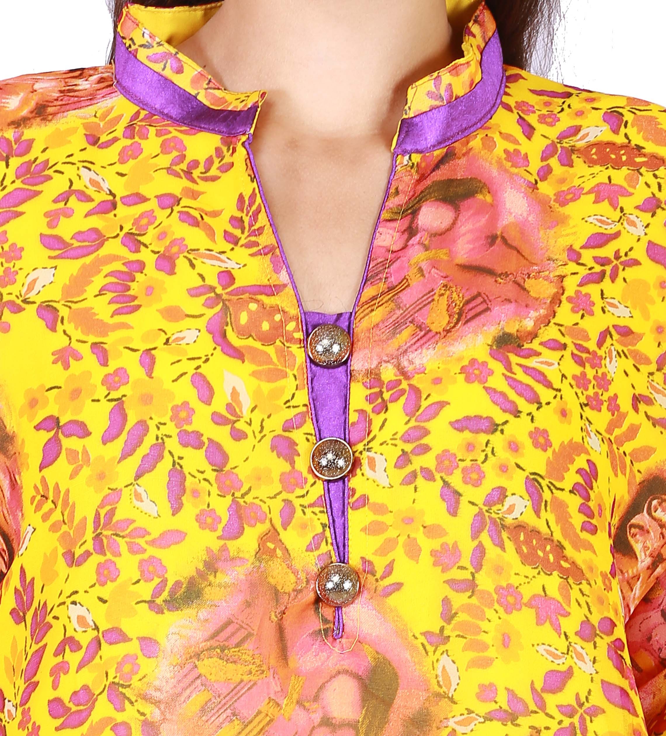 Rich Georgette With Digital Print