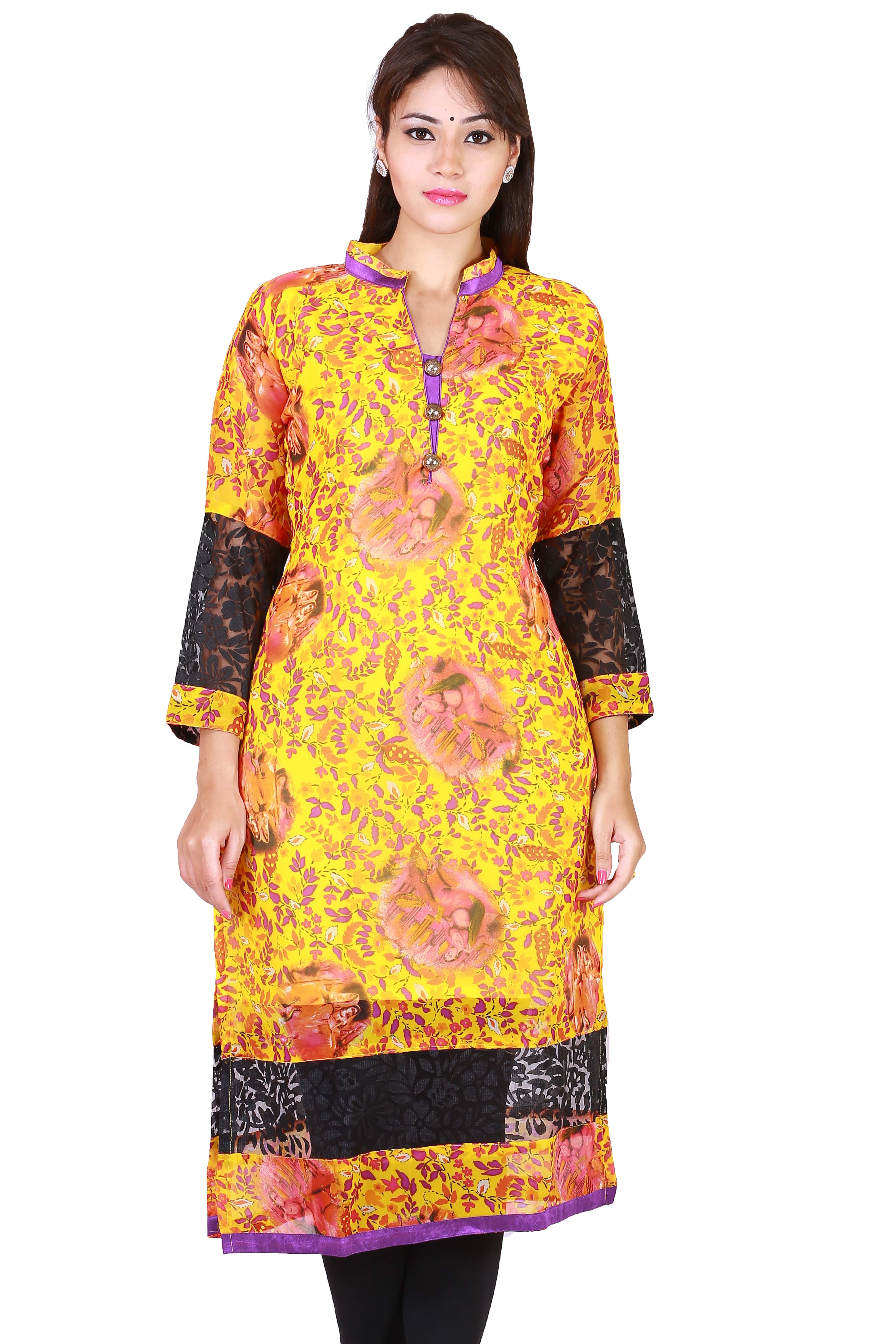 Rich Georgette With Digital Print