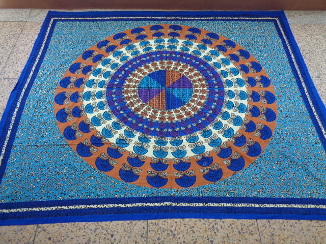 Multicolor Multicolours Mandala Tapestry